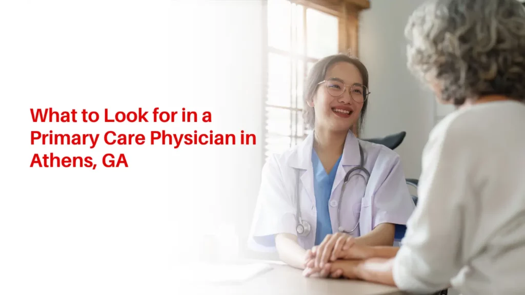 Primary care physician discussing preventive health with a patient