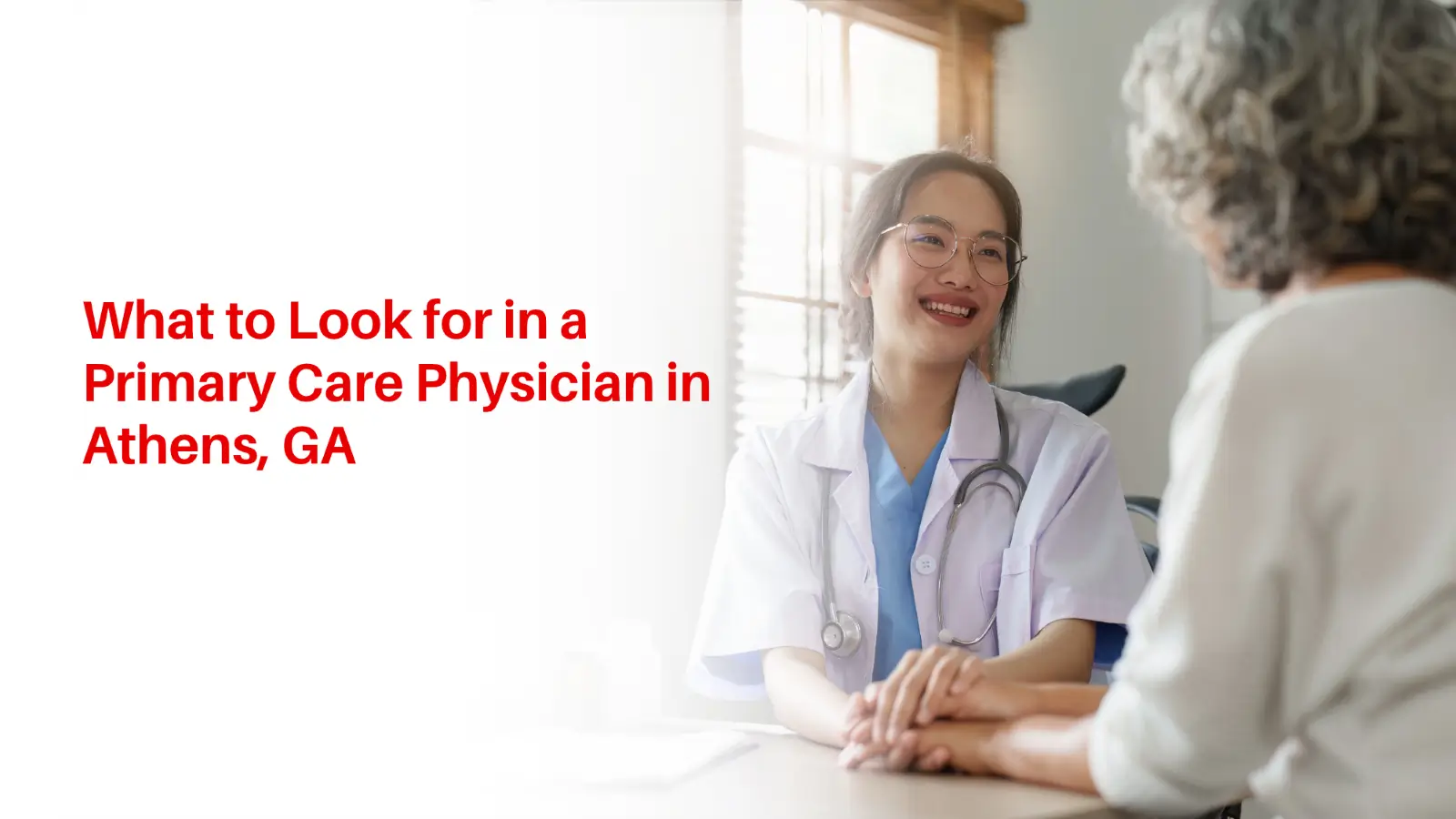 Primary care physician discussing preventive health with a patient