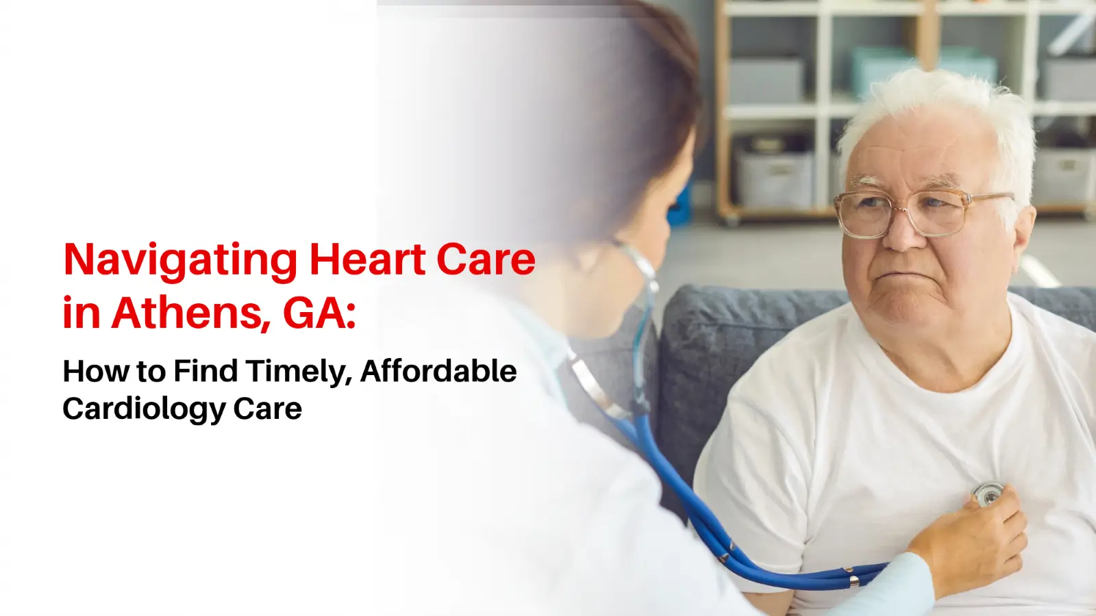 Patient discussing heart health and diagnostic testing options with a cardiologist in Athens, GA
